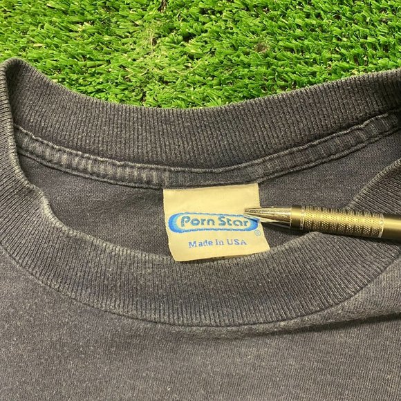 Porn Star Head Vintage 90s Skater Sex T-Shirt - Picture 3 of 4